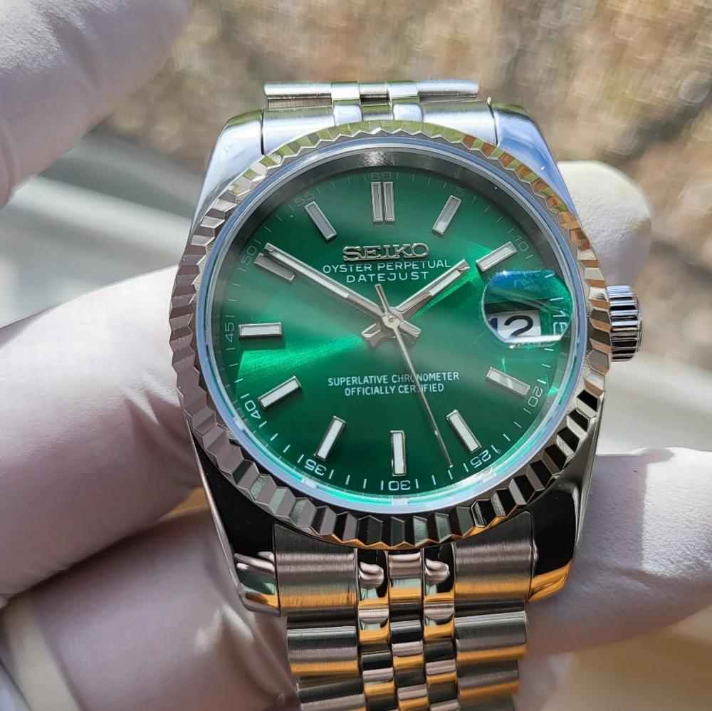 New Seiko Mod 36mm Automatic Watch